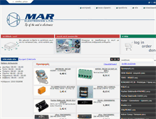 Tablet Screenshot of marelectronics.gr
